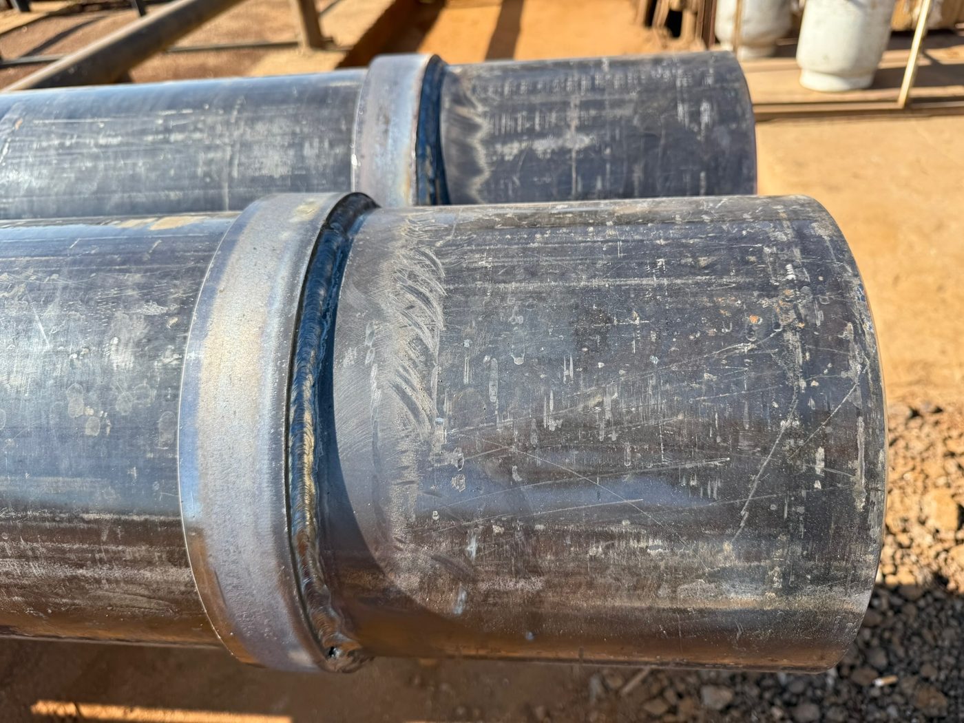 Wire wrap screen installation at B&B Pipe